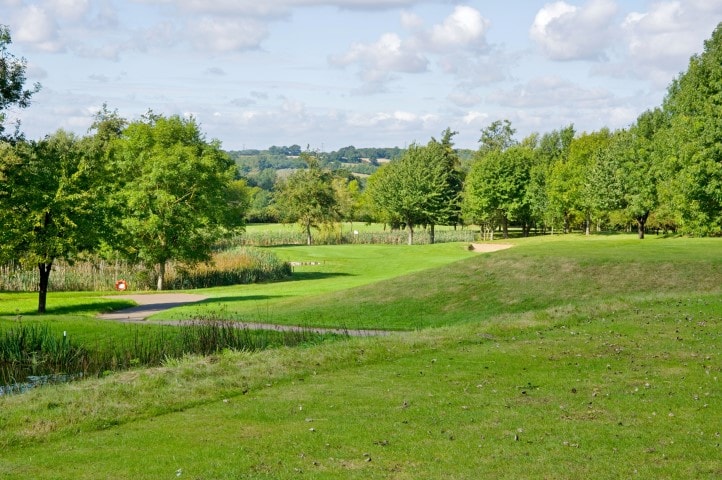 Course Hole 4, Brett Vale Golf course Suffolk