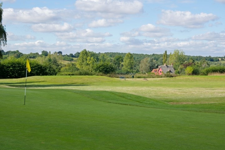 Course Hole 7, Brett Vale Golf course Suffolk